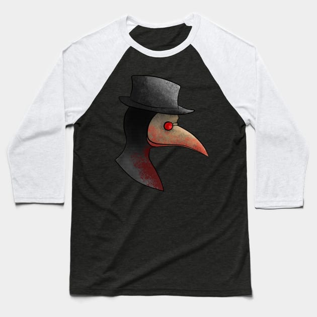 Plague Doctor Baseball T-Shirt by yahper